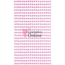 Strasuri din acril pentru make-up, par sau corp cu adeziv SGS015AA Pink de 3mm 1040 buc 